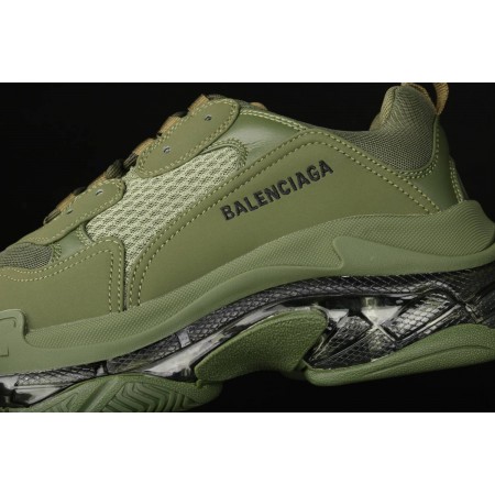 Balenciag* Triple S Sneaker 'Clear Sole - Green'