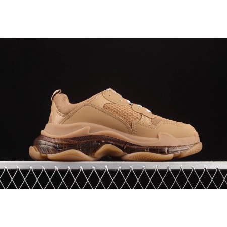 Balenciag* Triple S Sneaker 'Clear Sole - Light Camel'