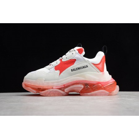 Balenciag* Wmns Triple S 'Clear Sole - Red'