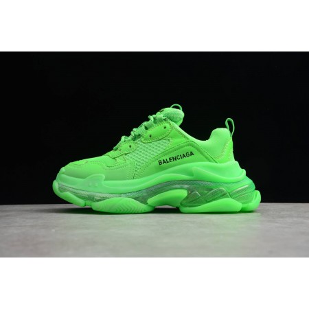 Balenciag* Triple S Sneaker 'Fluorescent Green'