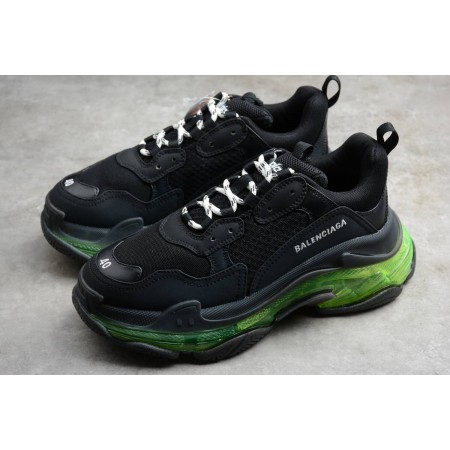 Balenciag* Wmns Triple S 'Black Yellow Fluo'