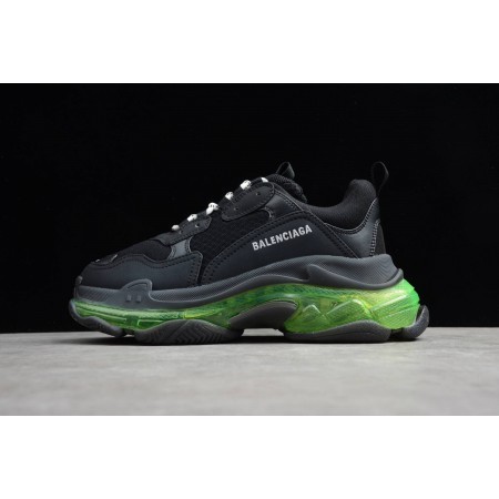 Balenciag* Wmns Triple S 'Black Yellow Fluo'