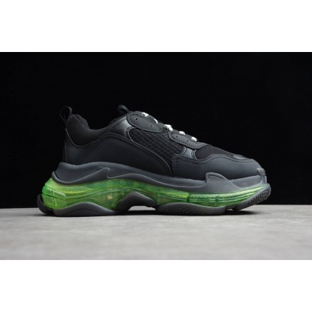 Balenciag* Wmns Triple S 'Black Yellow Fluo'