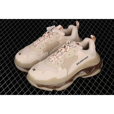 Balenciag* Wmns Triple S Sneaker 'Clear Sole - Nude'