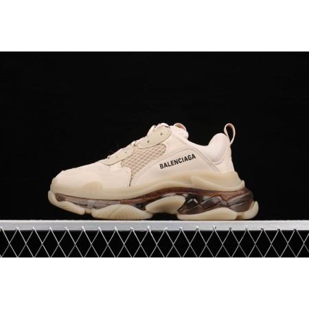 Balenciag* Wmns Triple S Sneaker 'Clear Sole - Nude'