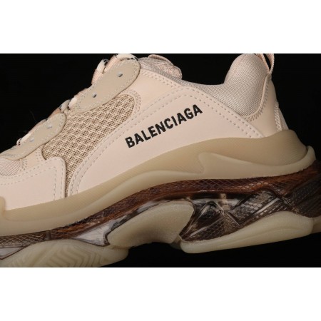 Balenciag* Wmns Triple S Sneaker 'Clear Sole - Nude'