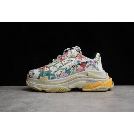 Gucc* x Balenciag* Triple S Sneaker 'The Hacker Project - Floral'