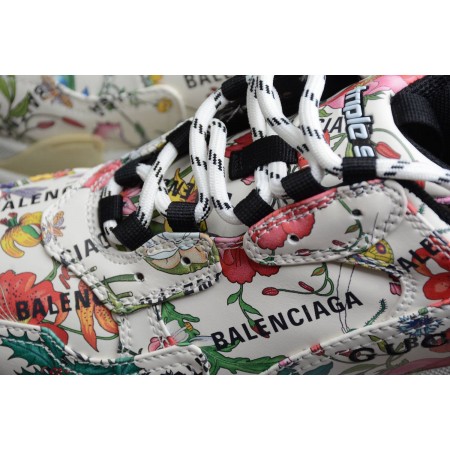 Gucc* x Balenciag* Triple S Sneaker 'The Hacker Project - Floral'