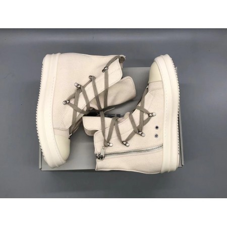 Rick Owens DRKSHDW Strobe Cotton Denim Hexa High 'Natural Milk'