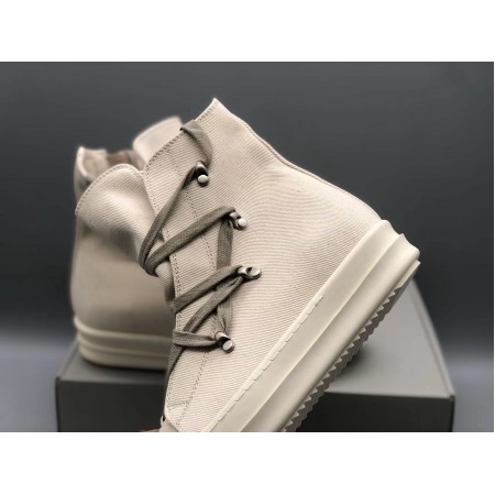 Rick Owens DRKSHDW Strobe Cotton Denim Hexa High 'Natural Milk'