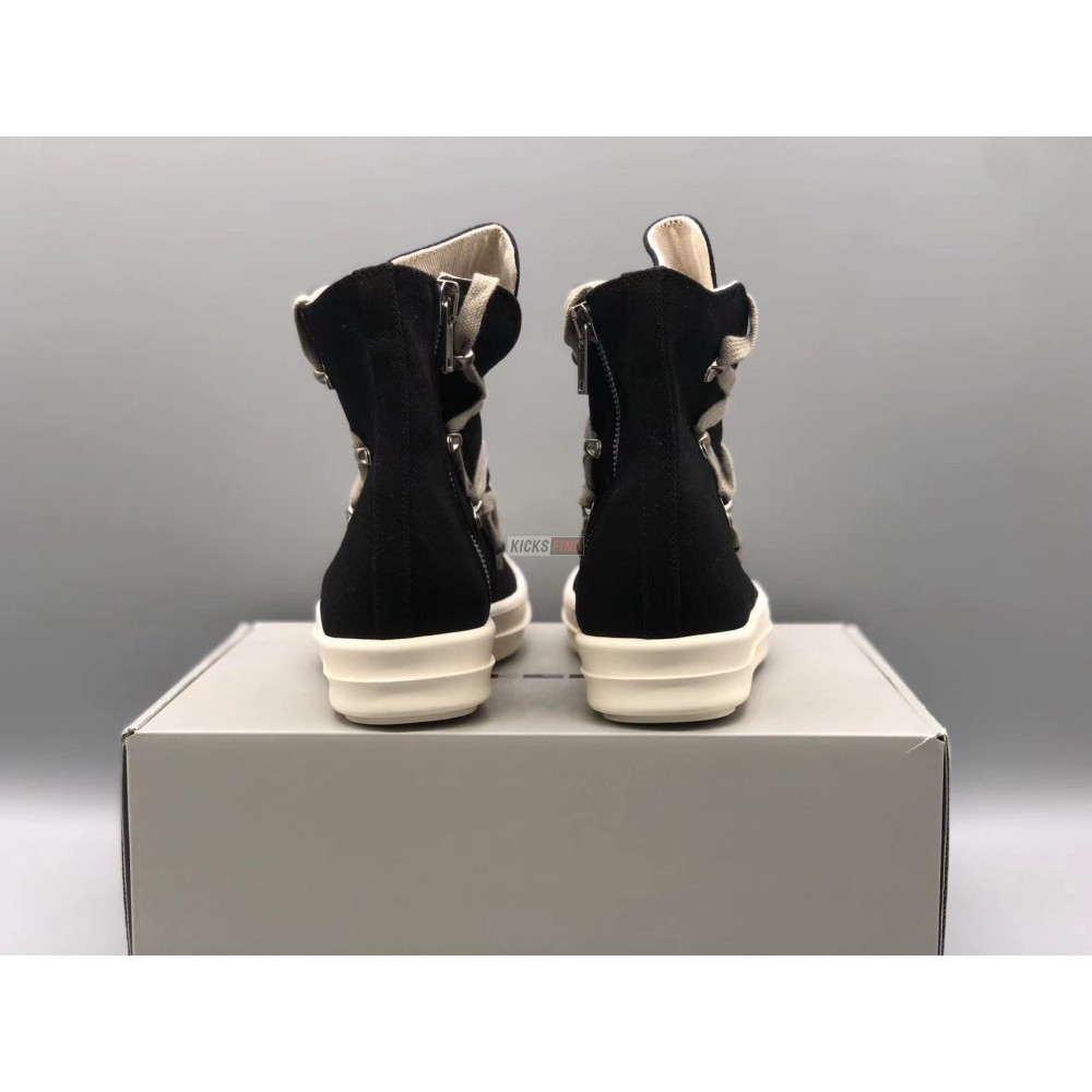 Rick Owens DRKSHDW Strobe Cotton Denim Hexa High 