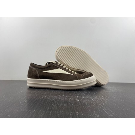 Rick Owens EDFU Suede Leather Vintage Low 'Dust Milk'