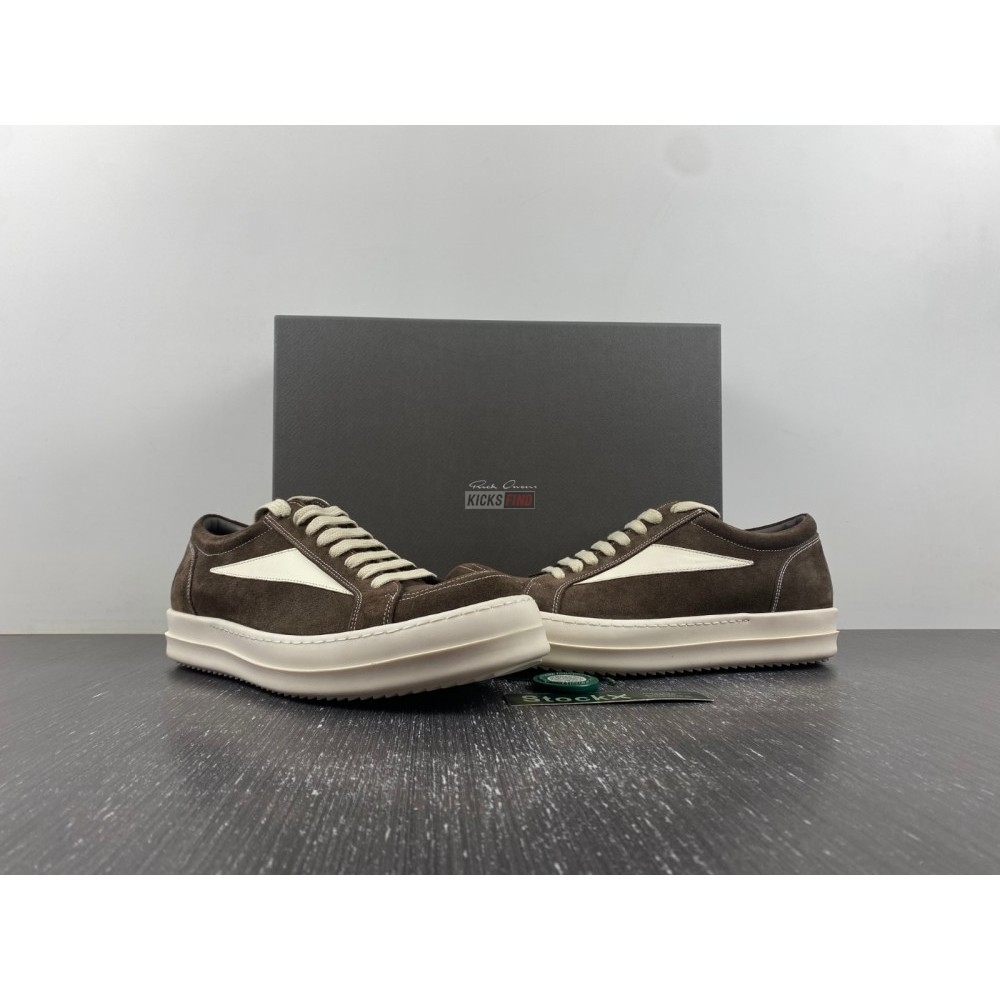 Rick Owens EDFU Suede Leather Vintage Low 