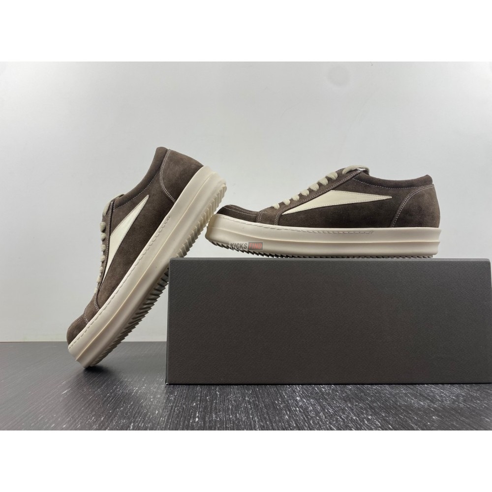 Rick Owens EDFU Suede Leather Vintage Low 