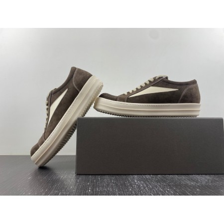 Rick Owens EDFU Suede Leather Vintage Low 'Dust Milk'