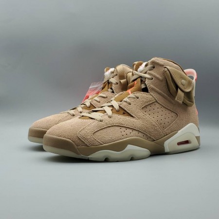 Travis Scott x Air Jordan 6 Retro 'British Khaki'