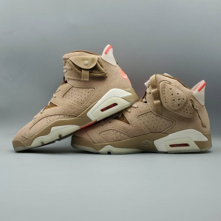 Travis Scott x Air Jordan 6 Retro 'British Khaki'