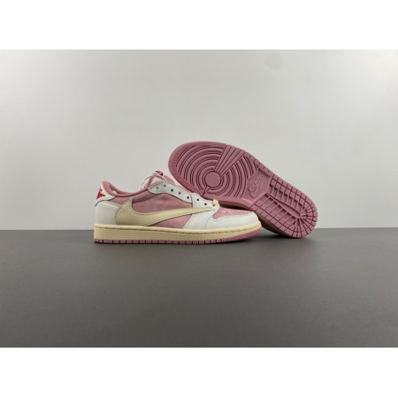 Travis Scott x Air Jordan 1 Low OG SP 'Sail Shy Pink'