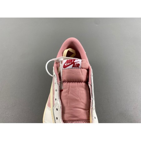 Travis Scott x Air Jordan 1 Low OG SP 'Sail Shy Pink'