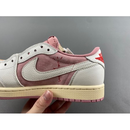 Travis Scott x Air Jordan 1 Low OG SP 'Sail Shy Pink'