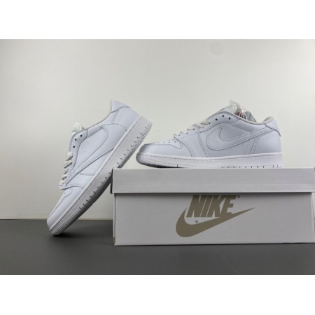 Travis Scott x Wmns Air Jordan 1 Retro Low OG SP 'Michael Rubin White Party' Friends & Famil